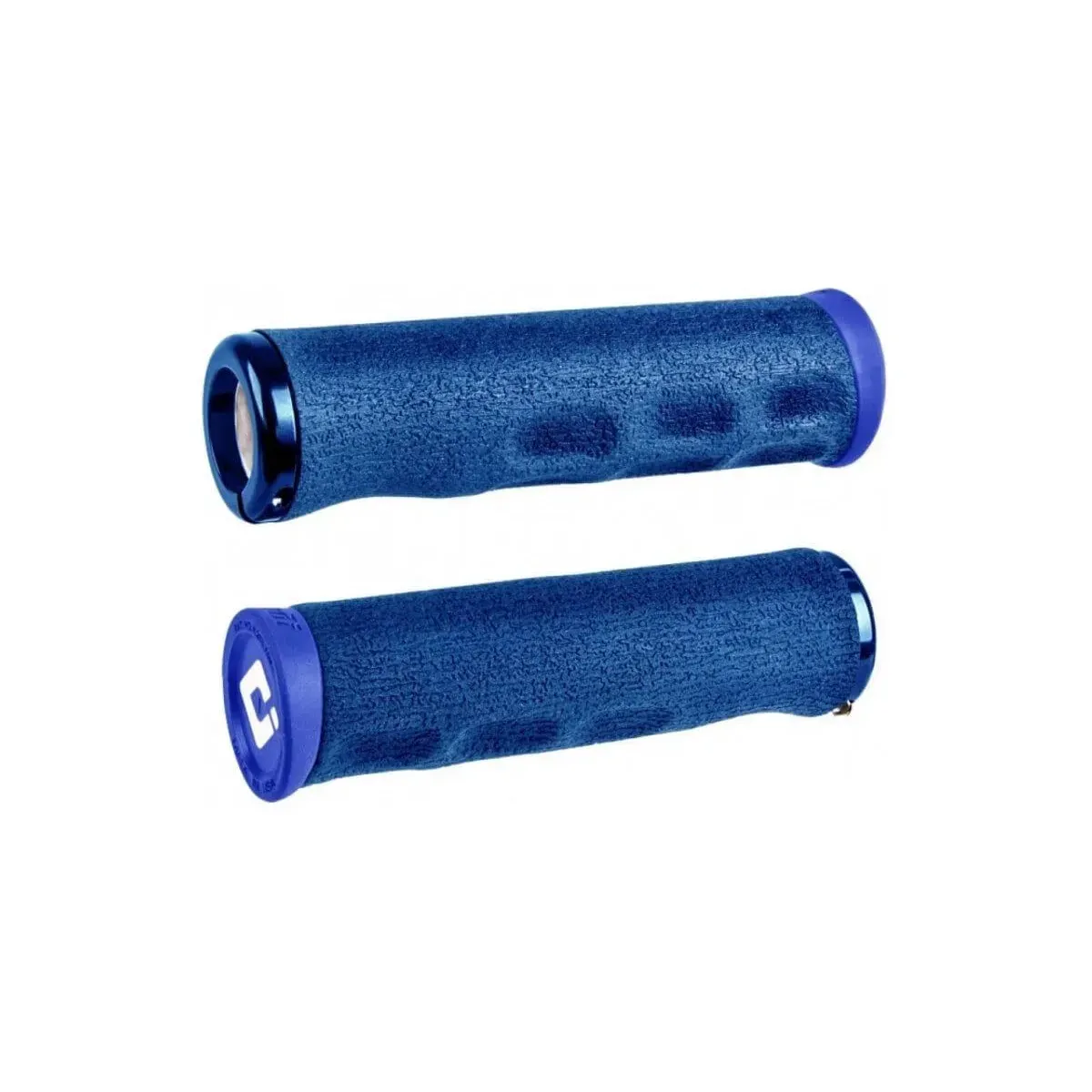Odi F-1 Series V2.1 Dread Lock Grips Blue/Blue Clamps